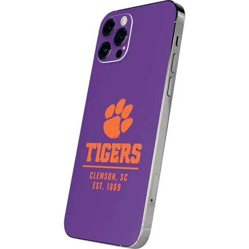 Clemson University Tigers Est 1889 iPhone 12 Pro Max Skin