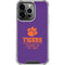 Clemson University Tigers Est 1889 iPhone 15 Pro Clear Case
