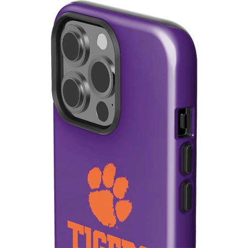 Clemson University Tigers Est 1889 iPhone 15 Pro Impact Case