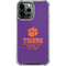 Clemson University Tigers Est 1889 iPhone 15 Pro Max Clear Case