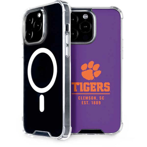 Clemson University Tigers Est 1889 iPhone 15 Pro Max MagSafe Case