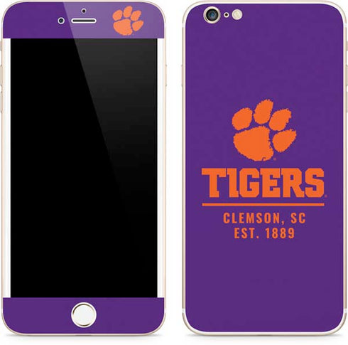 Clemson University Tigers Est 1889 iPhone 6/6s Plus Skin