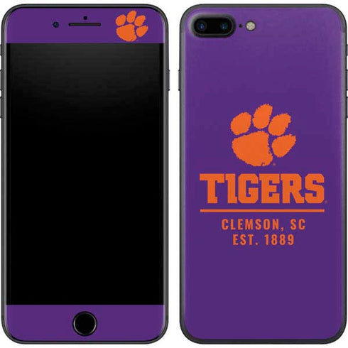 Clemson University Tigers Est 1889 iPhone 8 Plus Skin