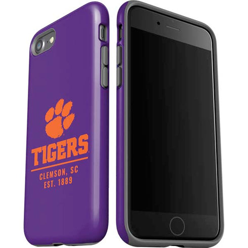 Clemson University Tigers Est 1889 iPhone SE (2nd & 3rd Gen) Pro Case