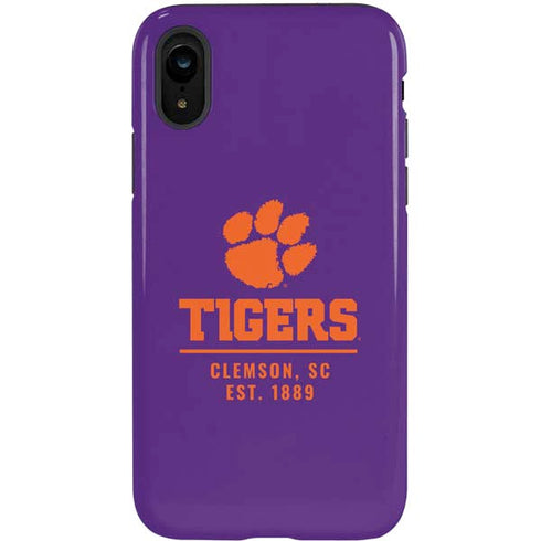 Clemson University Tigers Est 1889 iPhone XR Pro Case