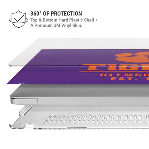 Clemson University Tigers Est 1889 MacBook Air 15in (2023-2025) Case plus Skin
