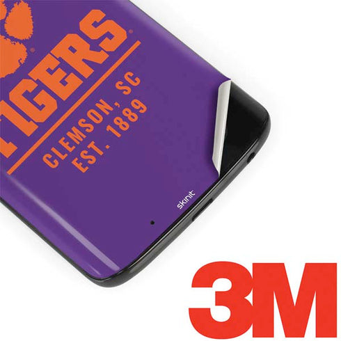 Clemson University Tigers Est 1889 Moto G6 Skin
