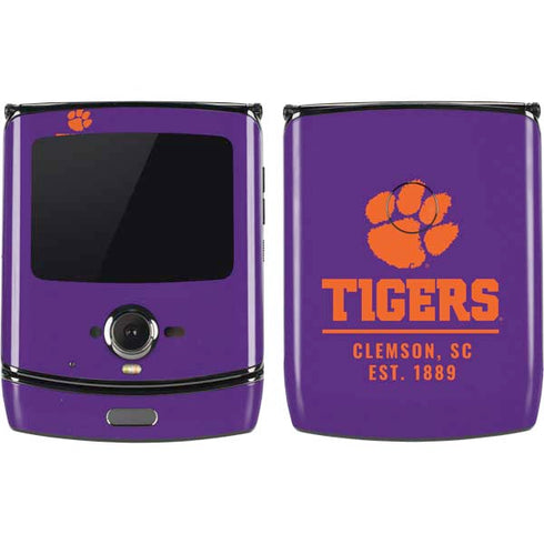 Clemson University Tigers Est 1889 Motorola RAZR Skin