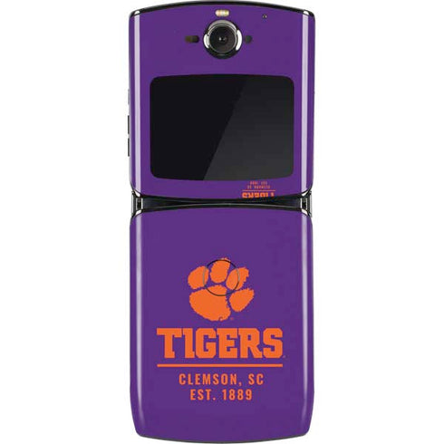 Clemson University Tigers Est 1889 Motorola RAZR Skin