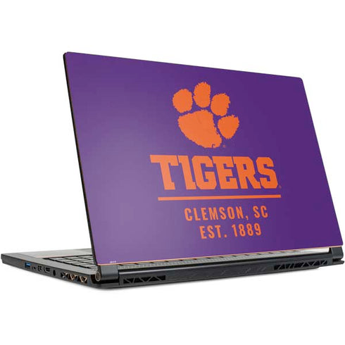 Clemson University Tigers Est 1889 MSI GS65 Stealth Laptop Skin