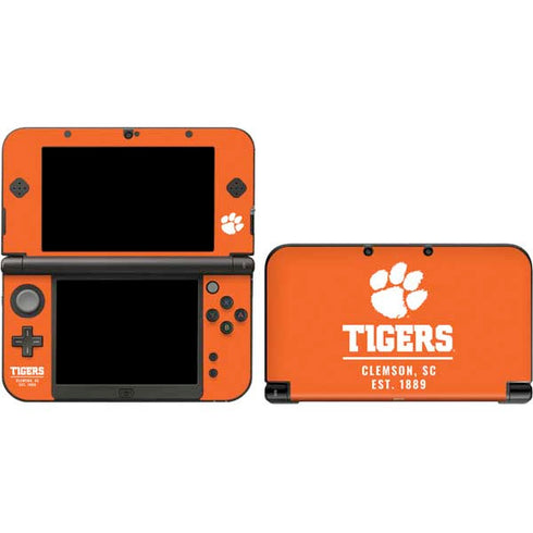 Clemson University Tigers Est 1889 Orange 3DS XL 2015 Skin