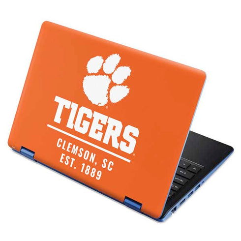 Clemson University Tigers Est 1889 Orange Aspire R11 11.6in Skin