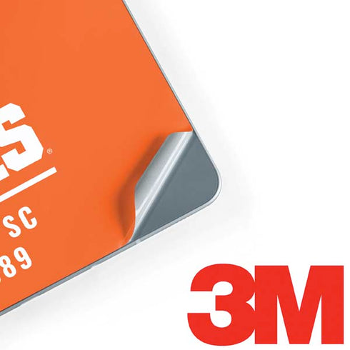 Clemson University Tigers Est 1889 Orange Galaxy Book 12in Skin