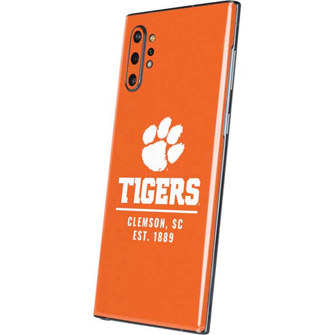 Clemson University Tigers Est 1889 Orange Galaxy Note 10 Plus Skin