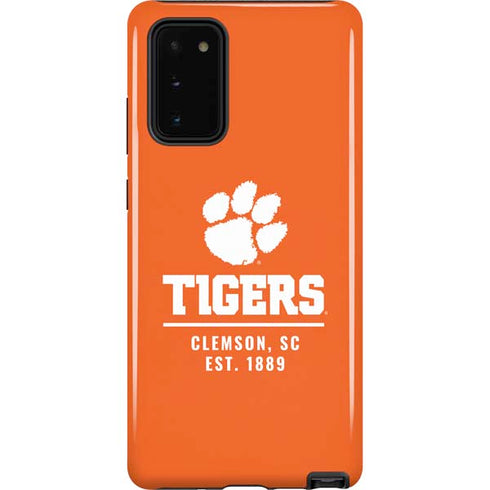 Clemson University Tigers Est 1889 Orange Galaxy Note20 5G Pro Case