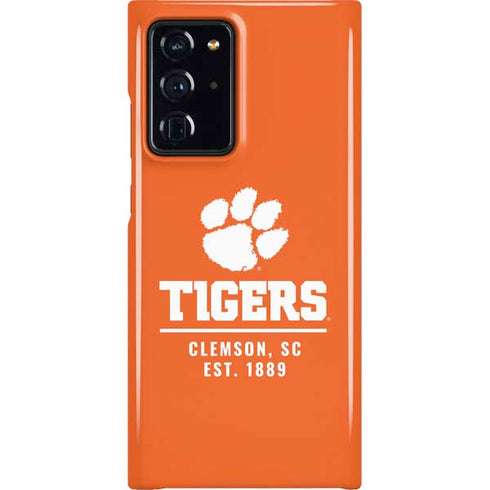 Clemson University Tigers Est 1889 Orange Galaxy Note20 Ultra 5G Lite Case