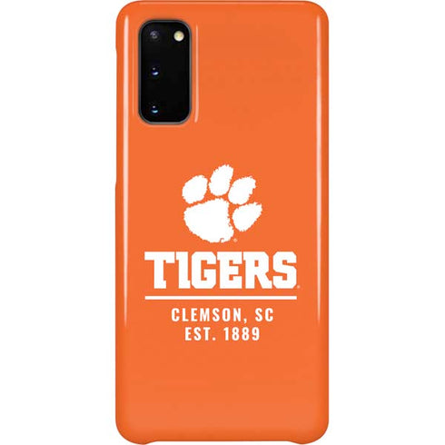 Clemson University Tigers Est 1889 Orange Galaxy S20 Lite Case