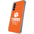 Clemson University Tigers Est 1889 Orange Galaxy S24 Plus Clear Case