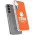 Clemson University Tigers Est 1889 Orange Galaxy S24 Plus Clear Case