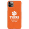 Clemson University Tigers Est 1889 Orange iPhone 11 Pro Max Lite Case