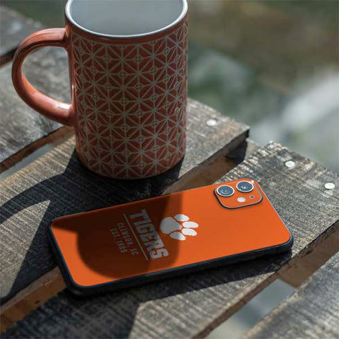 Clemson University Tigers Est 1889 Orange iPhone 11 Skin