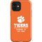 Clemson University Tigers Est 1889 Orange iPhone 12 Impact Case