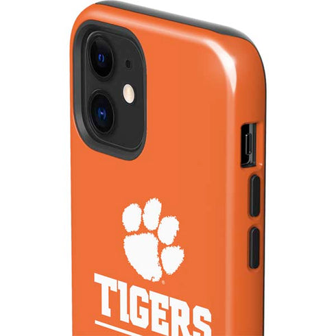 Clemson University Tigers Est 1889 Orange iPhone 12 Impact Case