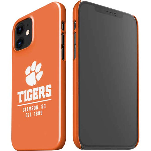 Clemson University Tigers Est 1889 Orange iPhone 12 Mini Lite Case