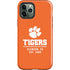 Clemson University Tigers Est 1889 Orange iPhone 12 Pro Impact Case