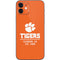 Clemson University Tigers Est 1889 Orange iPhone 12 Skin