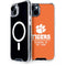 Clemson University Tigers Est 1889 Orange iPhone 15 Plus MagSafe Case