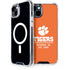 Clemson University Tigers Est 1889 Orange iPhone 15 Plus MagSafe Case