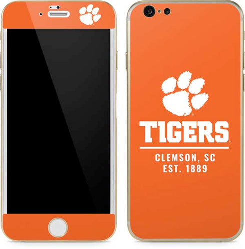 Clemson University Tigers Est 1889 Orange iPhone 6/6s Skin