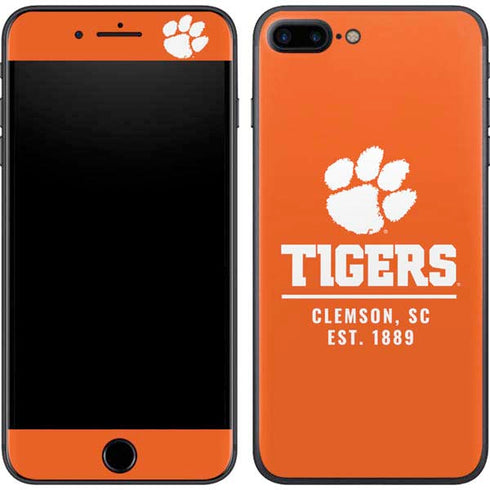Clemson University Tigers Est 1889 Orange iPhone 7 Plus Skin