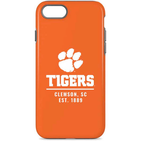 Clemson University Tigers Est 1889 Orange iPhone 8 Pro Case