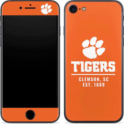 Clemson University Tigers Est 1889 Orange iPhone 8 Skin