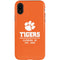 Clemson University Tigers Est 1889 Orange iPhone XR Pro Case