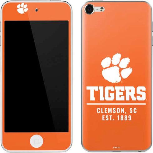 Clemson University Tigers Est 1889 Orange Apple iPod Skin
