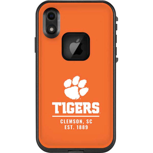 Clemson University Tigers Est 1889 Orange LifeProof Fre iPhone Skin