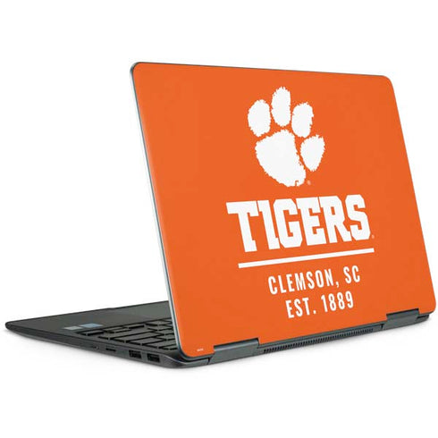 Clemson University Tigers Est 1889 Orange Notebook 9 Pro 13in (2017) Skin