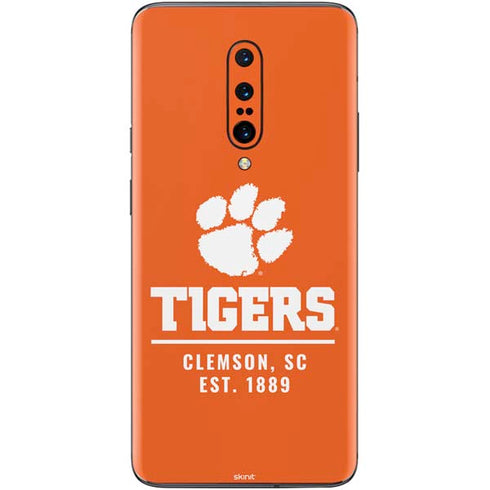 Clemson University Tigers Est 1889 Orange OnePlus 7 Pro Skin