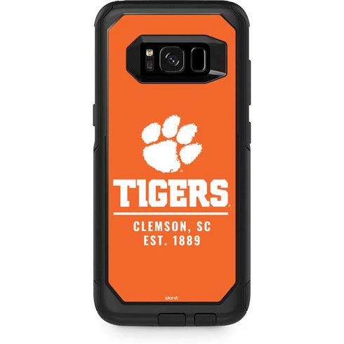 Clemson University Tigers Est 1889 Orange Otterbox Commuter Galaxy Skin