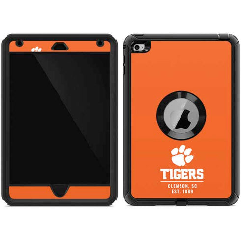 Clemson University Tigers Est 1889 Orange Otterbox Defender iPad Skin