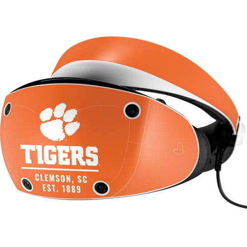 Clemson University Tigers Est 1889 Orange PlayStation VR2 Skin