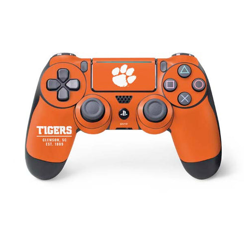 Clemson University Tigers Est 1889 Orange PS4 Pro/Slim Controller Skin