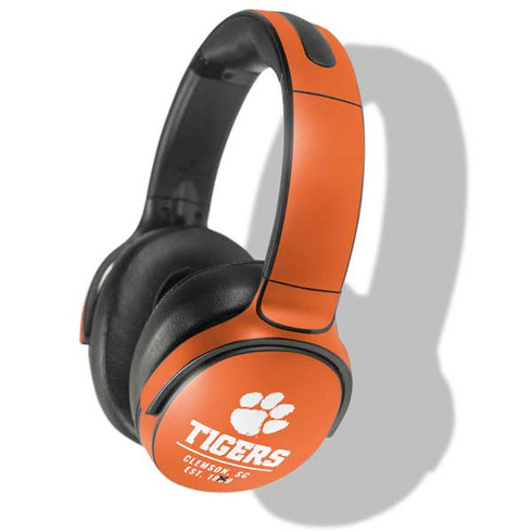 Clemson University Tigers Est 1889 Orange Skullcandy Venue Skin