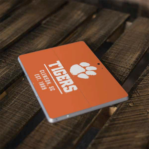 Clemson University Tigers Est 1889 Orange Surface Go Skin