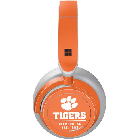 Clemson University Tigers Est 1889 Orange Surface Headphones Skin