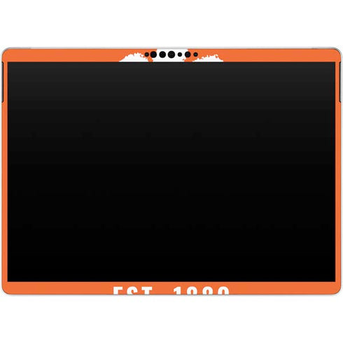 Clemson University Tigers Est 1889 Orange Surface Pro 9 Skin