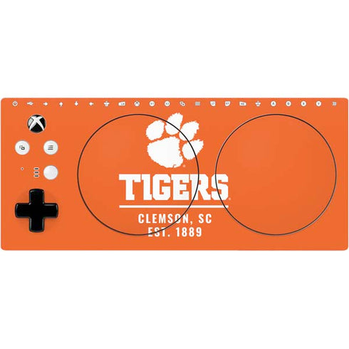 Clemson University Tigers Est 1889 Orange Xbox Adaptive Controller Skin